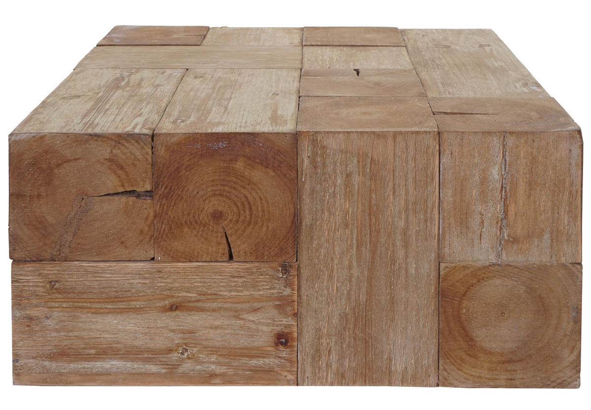 COUCHTISCH A15C MASSIVHOLZ quadrat Braun - Braun, Holz (60/60/30cm) - MCW