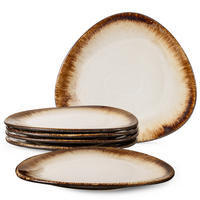 SPEISETELLER PRIMA 6-tlg, Hellbeige - Beige, Keramik (28/30/2cm) - KONSIMO®