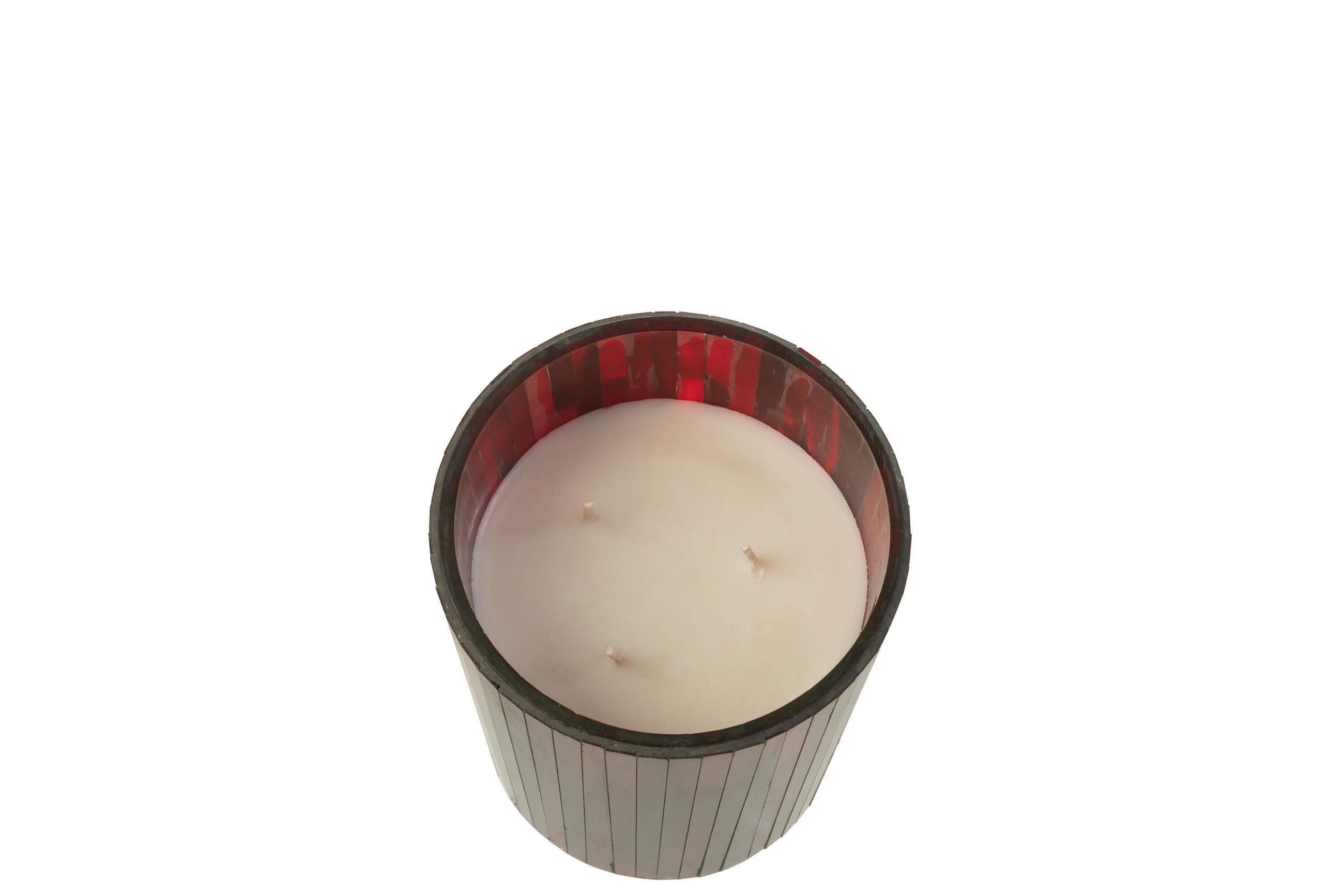 DUFTKERZE NOA - Rot - M - 55 Std. - Rot, Paraffin (12.5/15.5cm) - J-Line