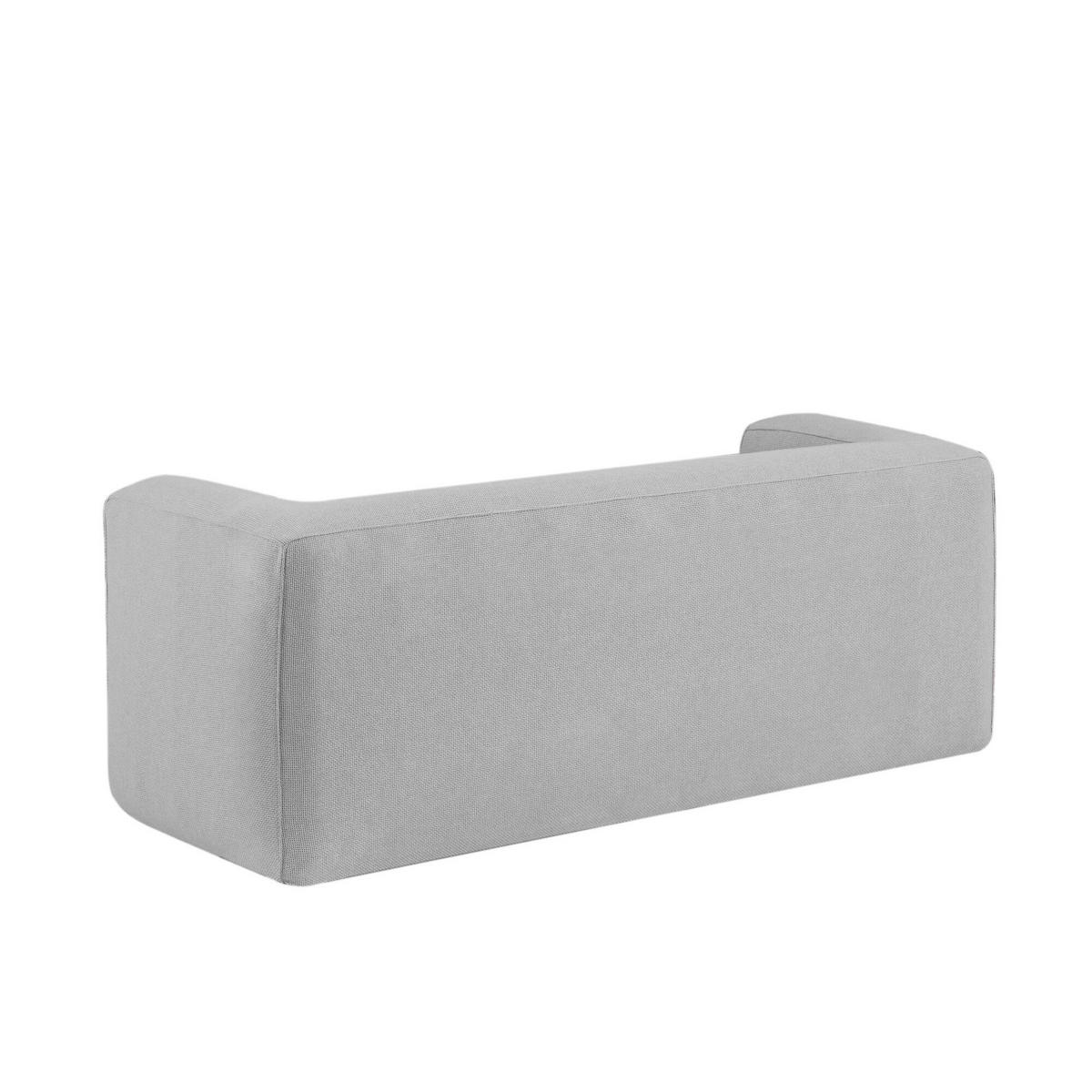 SOFA aufblasbar 2-3 Sitzer - Innen- und Außenbereich - Farbe Hellgrau - Hellgrau, Kunststoff (38.5/45.5/96cm) - Terracotta