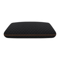 KOPFKISSEN - 60 cmcm x 40 cmcm - Stoff - Schwarz - BALDIA - Schwarz, Textil (60/40cm) - Vente-Unique