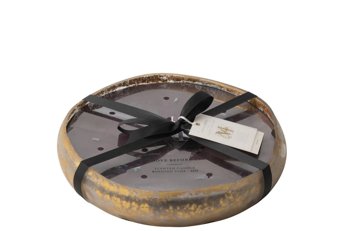 DUFTKERZE M-CHIC - Gold - L - 40 Std. - Goldfarben, Paraffin (29/6cm) - J-Line