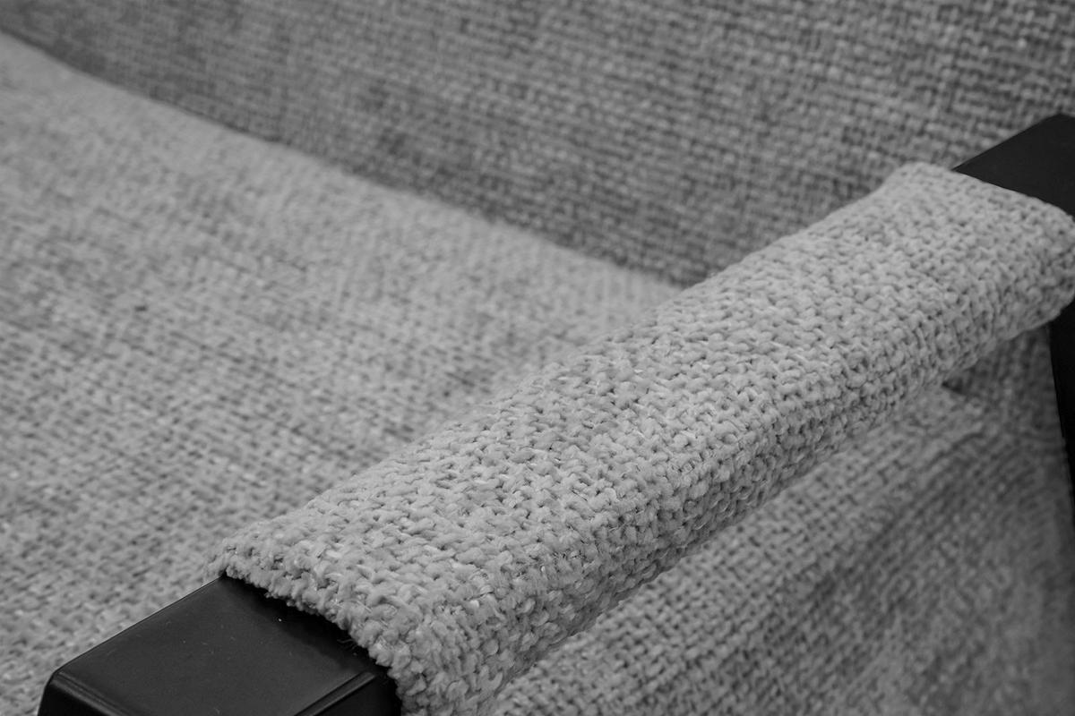 SESSEL KOBE, grau - Schwarz/Grau, Holz/Textil (72/76/90cm) - Courtois Laville