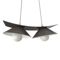 HÄNGELEUCHTE - Graubraun, Metall (70/25/16cm) - Lumicom