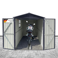 KLEINGARAGE Premium Motorradgarage 1er-Set - Anthrazit, Metall (169/161/296cm) - Albatros