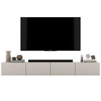 TV-LOWBOARD 2-er Set Enjoy Kaschmir Matt 120 cm - Kaschmir, Holzwerkstoff (240/30/35cm) - Meble Lindner