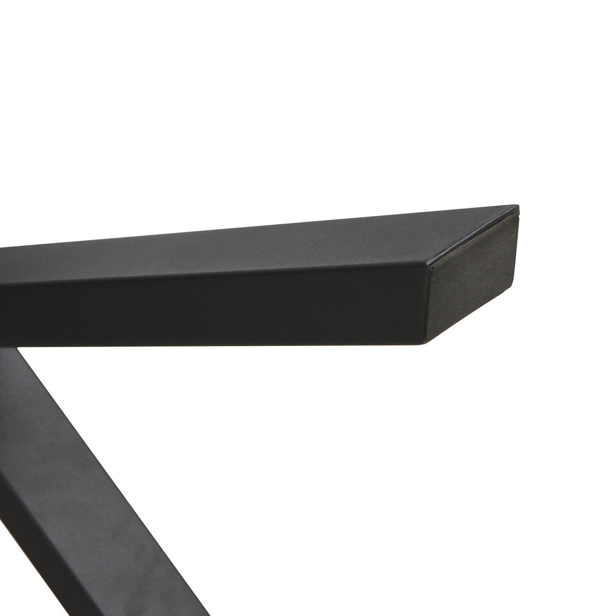 ESSTISCH 140/80/76 cm in Betonoptik mit Kreuzgestell - Grau, Holzwerkstoff (140/80/76cm) - Flora Grace