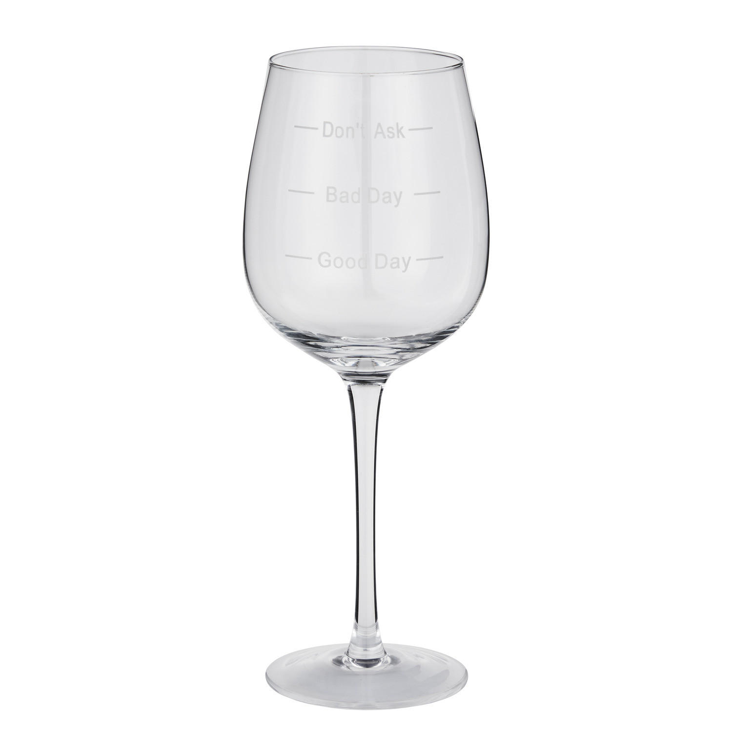 WEINGLAS Don't Ask 480 ml - Transparent, Glas (0.48L) - Butlers