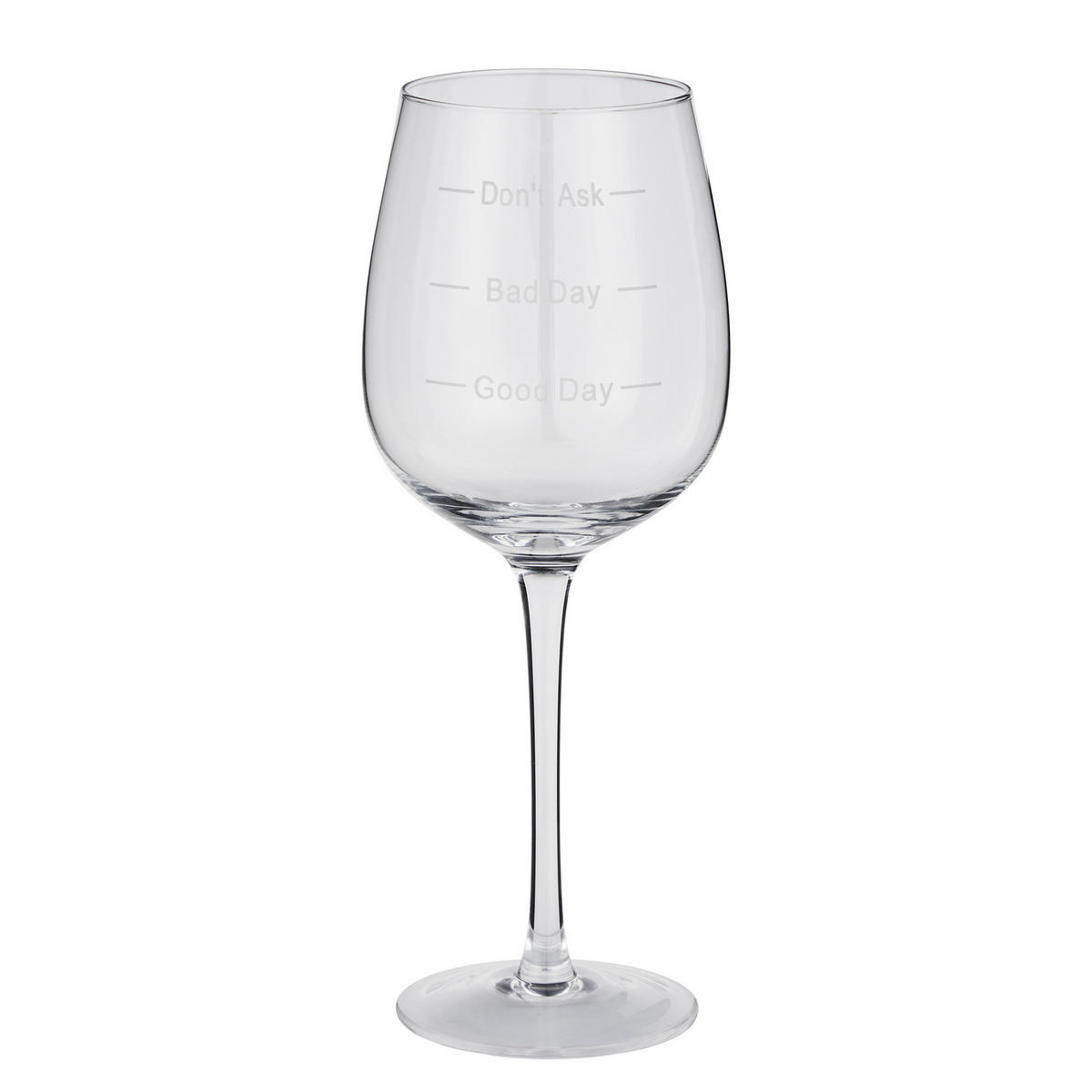 WEINGLAS Don't Ask 480 ml - Transparent, Glas (0.48L) - Butlers