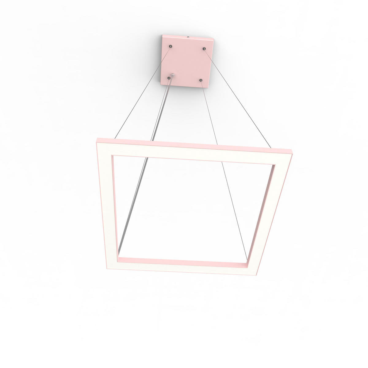 LED-HÄNGELEUCHTE - Pink, Metall (40/40/100cm) - Lumicom