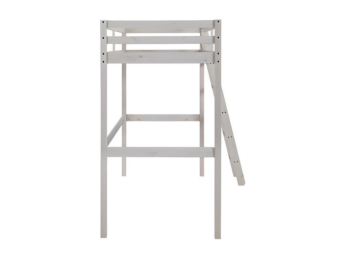 HOCHBETT - 1 -Sitzer - Kiefer - weiß - GEDEON - Weiß, Holz (140/198cm) - Vente-Unique