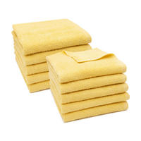 HANDTÜCHER, 10er-Set, 50x100 cm, 80% Baumwolle, 20% Polyester, Gelb - Gelb, Naturmaterialien (50/100cm) - Zollner