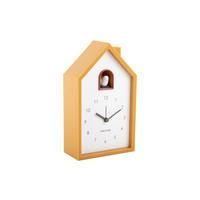 WECKER Modern Cuckoo 12/12/20 cm - Currygelb, Kunststoff (12/20/12cm) - Karlsson