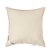 FÜLLKISSEN 40/40 cm – Bio-Baumwolle, Super-Mikrofaser-Füllung - Beige, Textil (40/40cm) - Homescapes