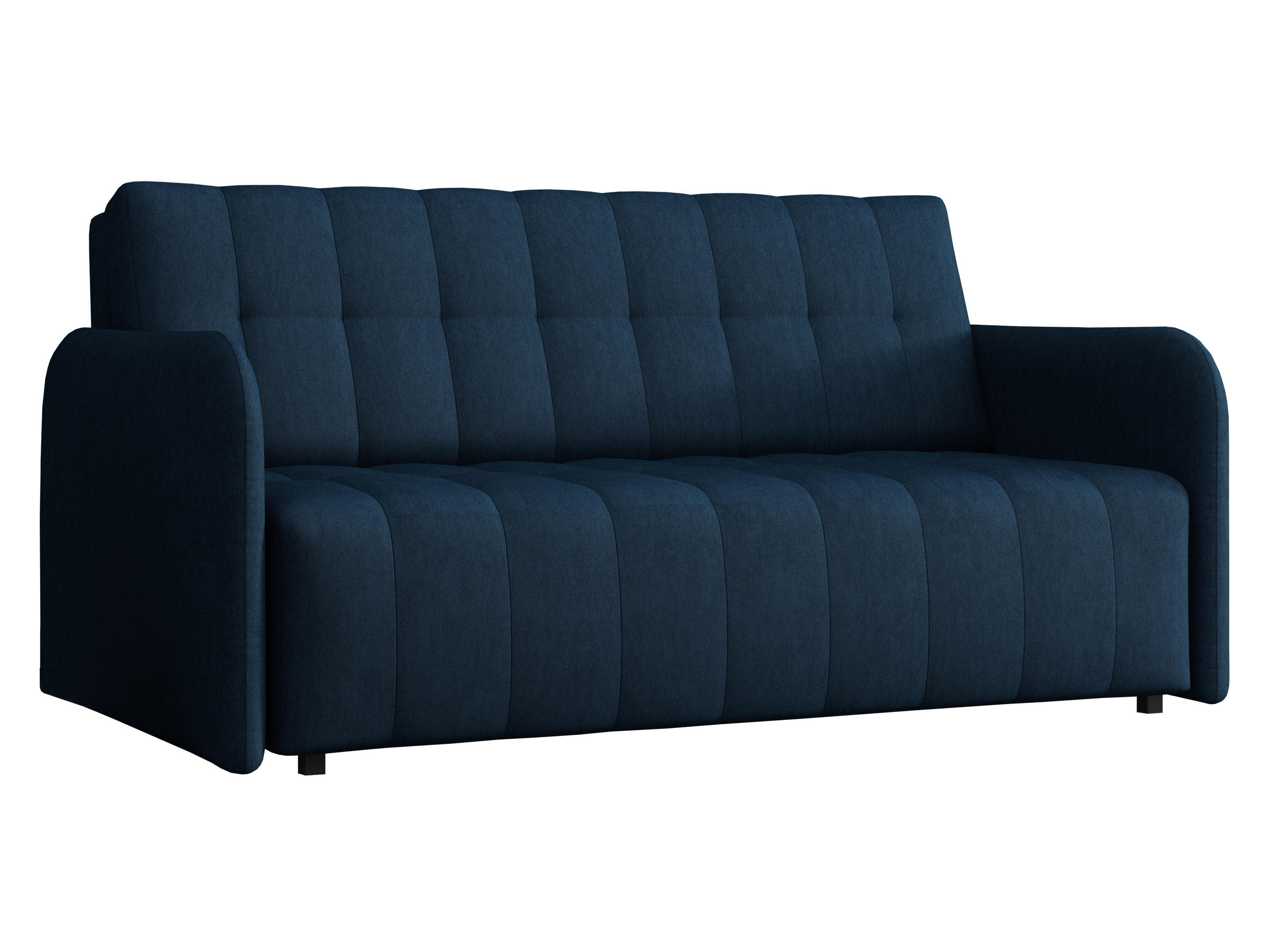 SCHLAFSOFA Viva Grand IV - Schwarz/Dunkelblau, Holz/Kunststoff (165/85/95cm) - MIRJAN24