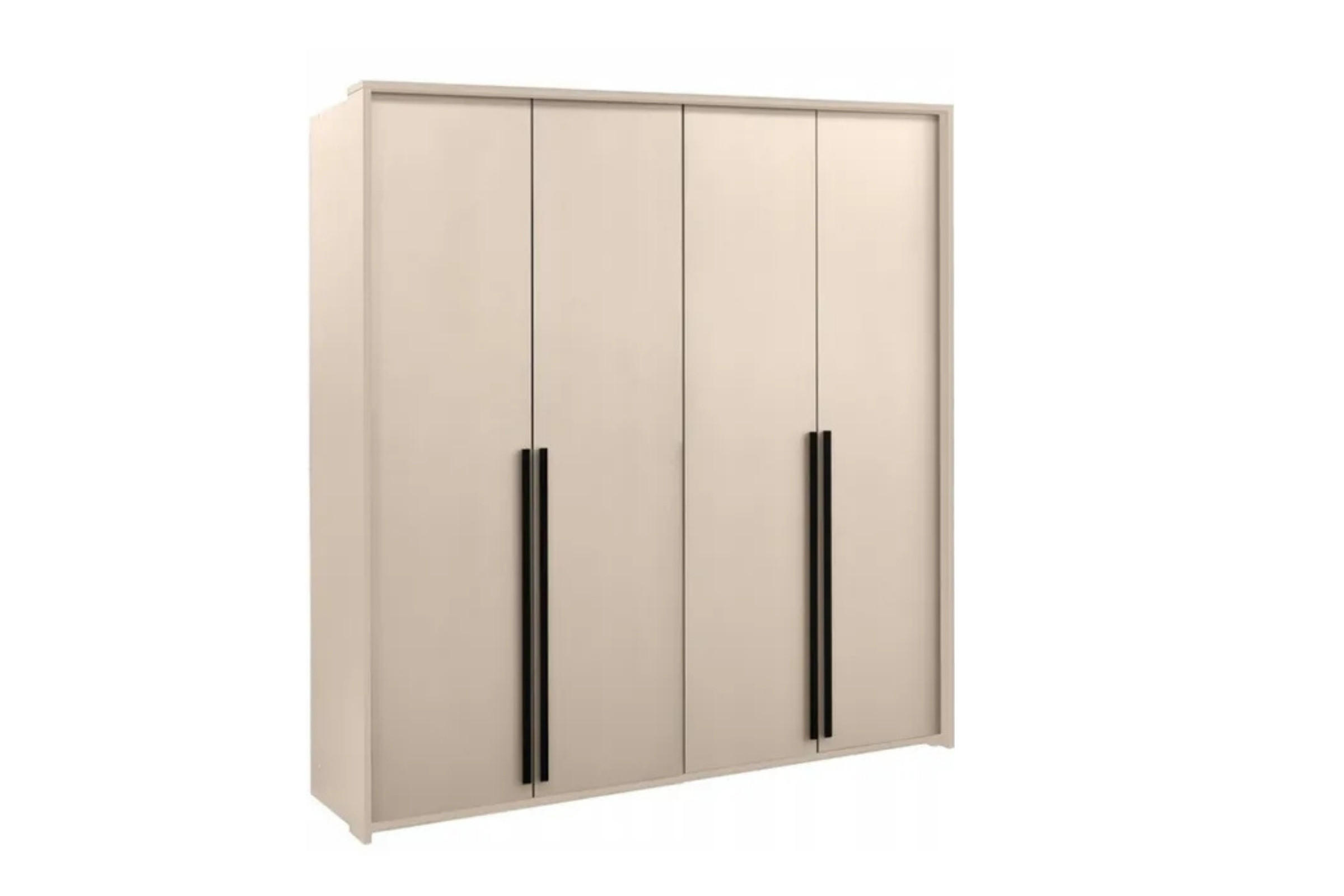 Deine Möbel 24 Kleiderschrank Beige 210x217x65 cm