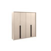 KLEIDERSCHRANK GENEVE 210/217/65 cm in Sandbeige - Beige, Holzwerkstoff (210/217/65cm) - Deine Möbel 24