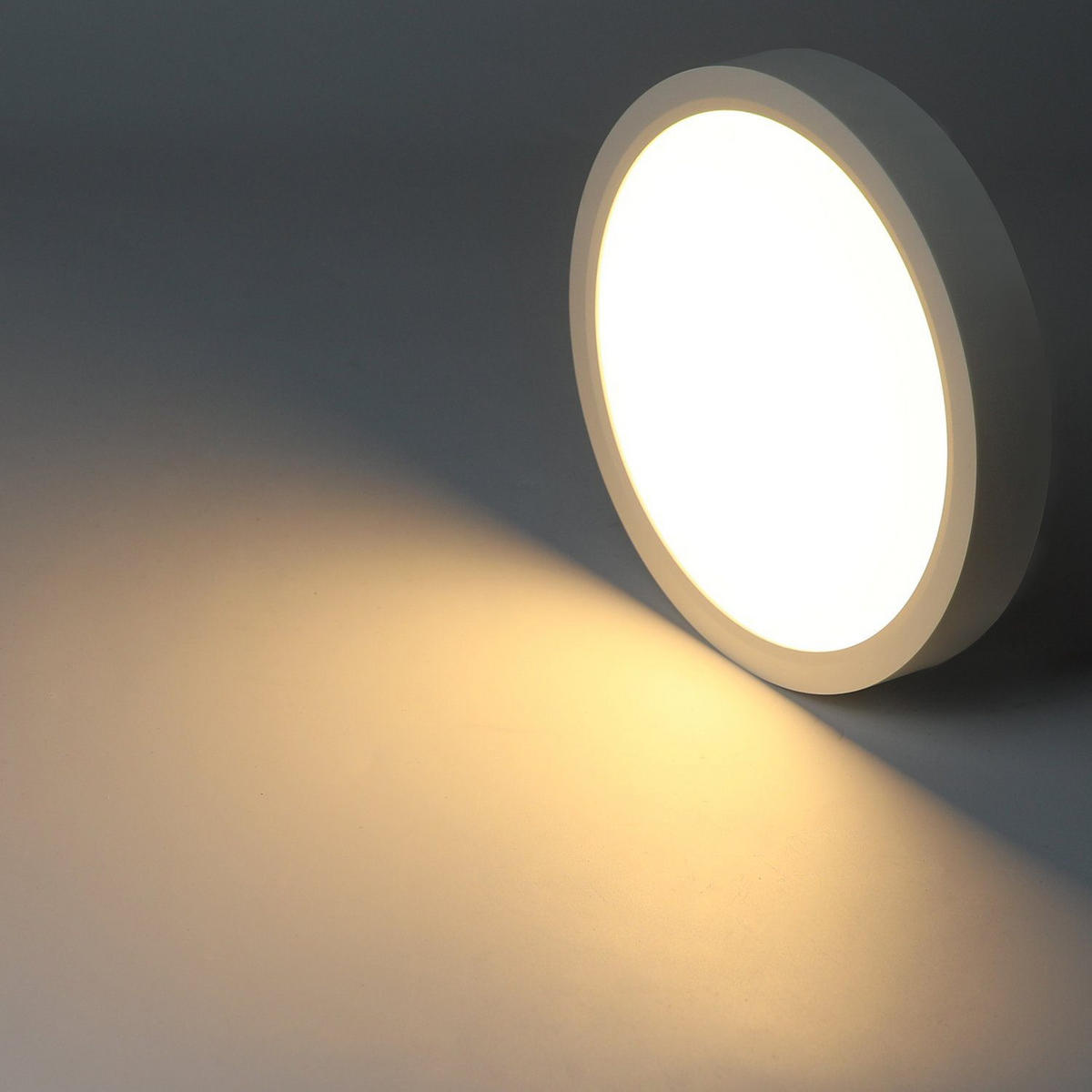LED DECKENLEUCHTE Flach 17/17/2.5 - Weiß, Kunststoff (17/17/5cm) - Nettlife