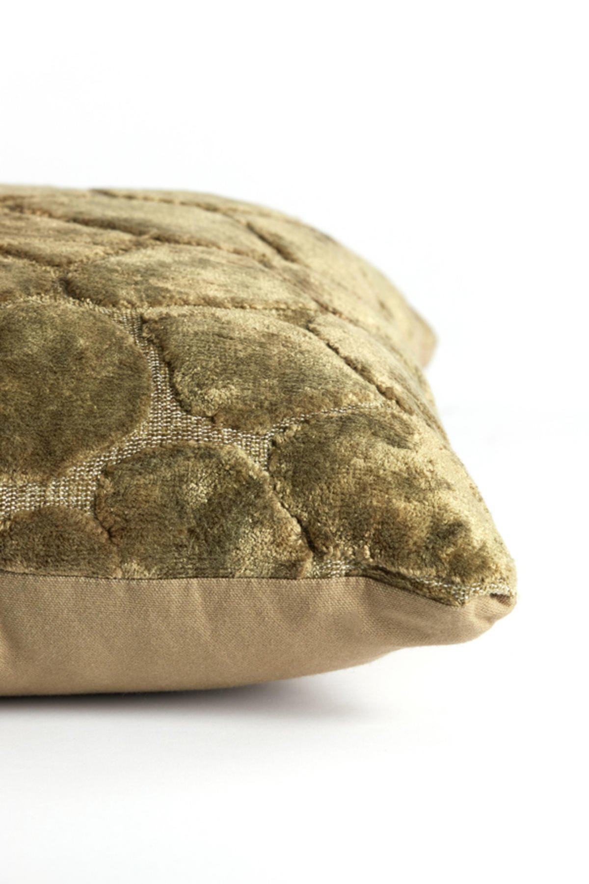 DEKOKISSEN Zirafi Grün 45/45 cm - Grün, Textil (45/45cm) - Light & Living