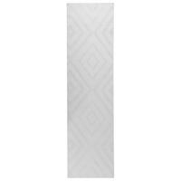 TEPPICH Hellgrau 80/300 cm Borah - Hellgrau/Grau, Textil (80/300cm) - Beliani