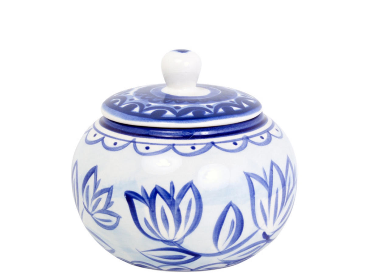 ZUCKERDOSEN Delfts Blond in Blau - 31.6cm - Multicolor, Keramik (12/31.6cm) - Blond Amsterdam