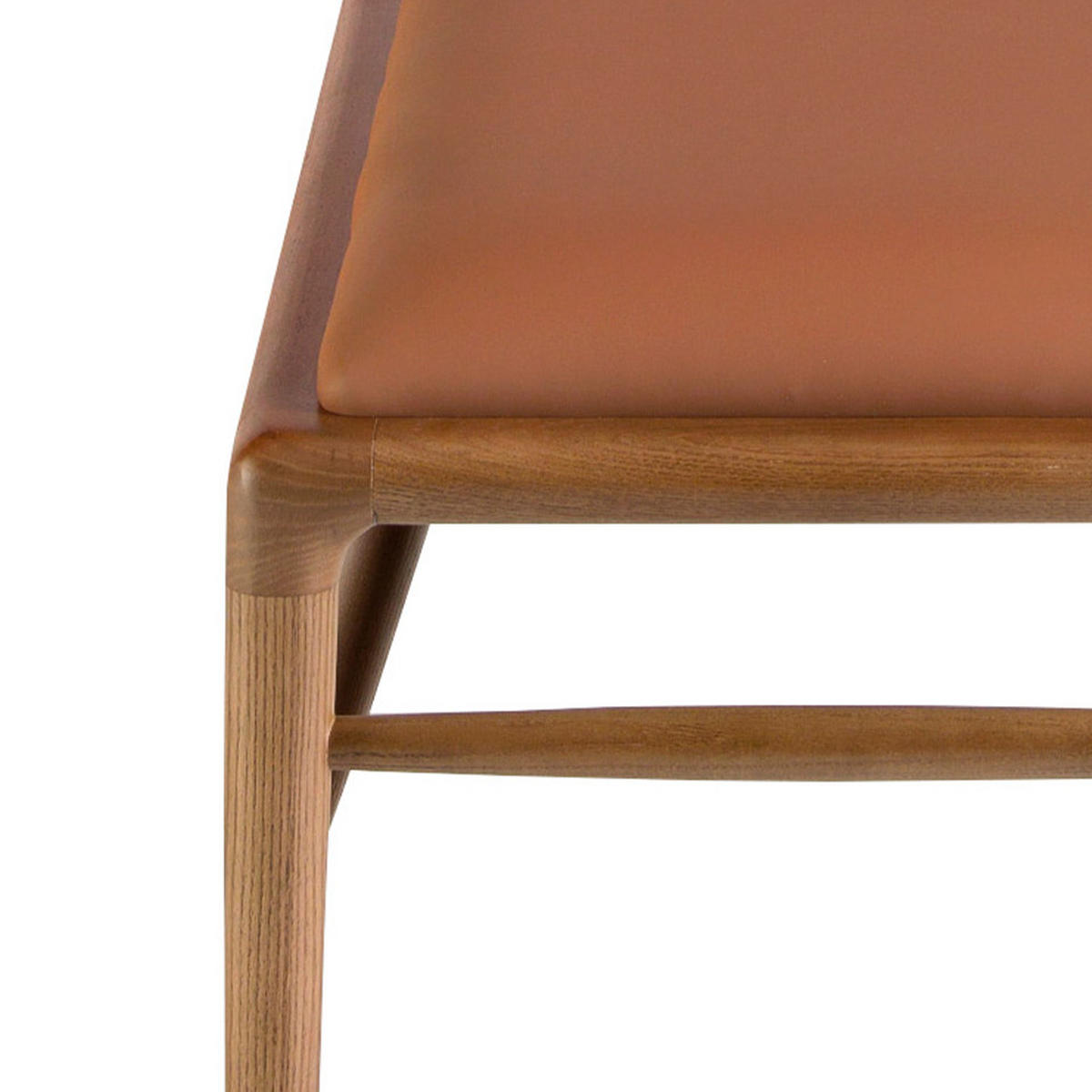 SITZBANK Braun Walnuss 130/40/43 cm - Walnussfarben/Braun, Leder (130/43/40cm) - ANGEL CERDA