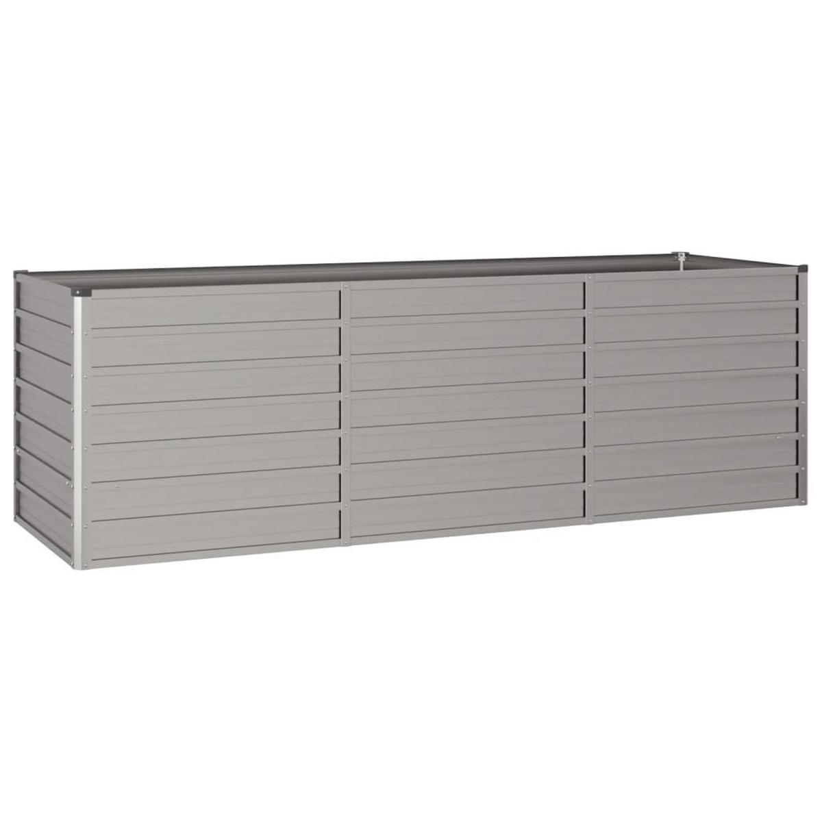 HOCHBEET aus Cortenstahl ISAK unten offen HOCHBEET Metall 240x80x77 cm - Braun, Metall (240/77/80cm) - DELUKE