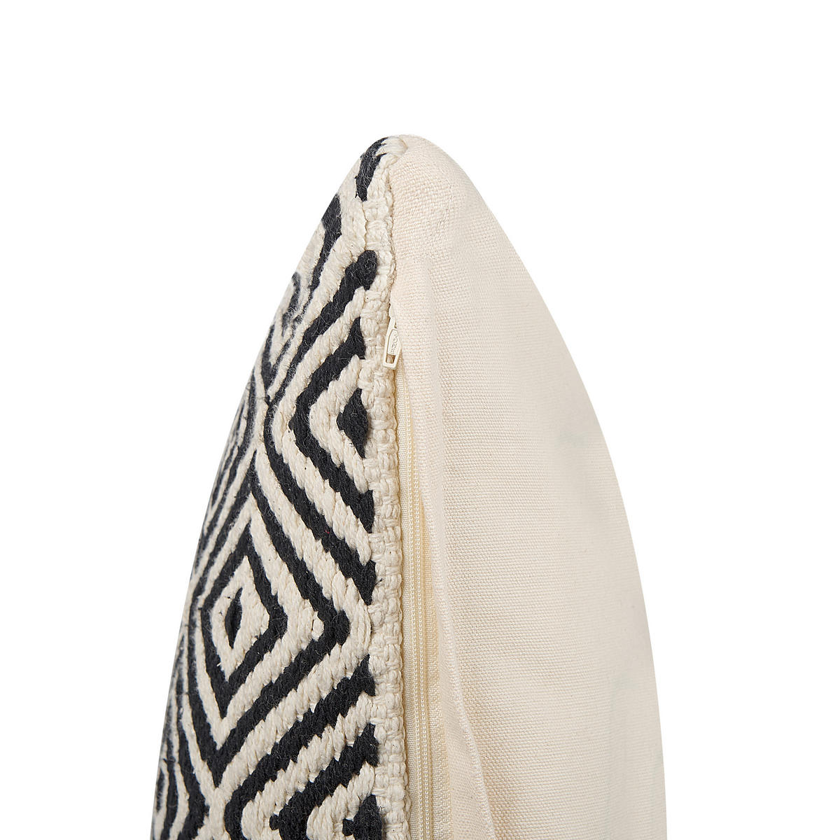 DEKOKISSEN 2er-Set Beige 45/45 cm Calanthe - Beige, Naturmaterialien/Textil (45/45cm) - Beliani