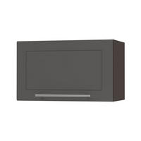 KLAPPHÄNGESCHRANK Kvantum W4B/80 Graphit Matt / Lava Matt 80 / 32,5 / 36cm - Dunkelgrau/Graphitfarben, Holz/Holzwerkstoff (80/36/32.5cm) - Feldmann-Wohnen