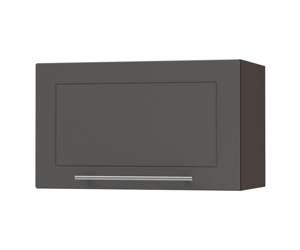 KLAPPHÄNGESCHRANK Kvantum W4B/80 Graphit Matt / Lava Matt 80 / 32,5 / 36cm - Dunkelgrau/Graphitfarben, Holz/Holzwerkstoff (80/36/32.5cm) - Feldmann-Wohnen