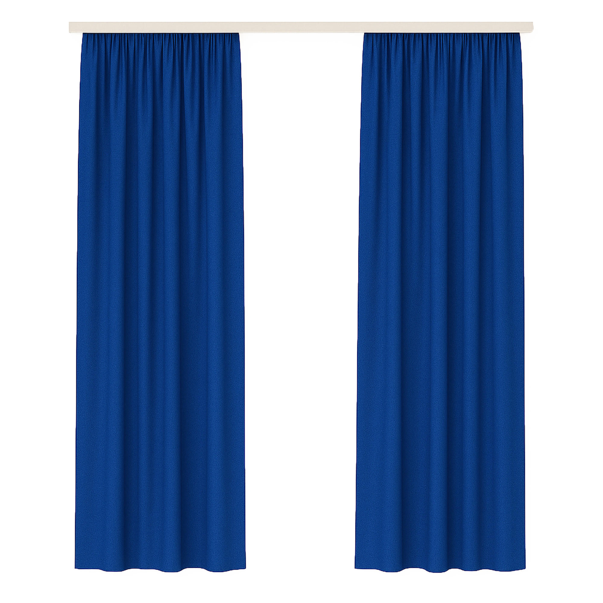 GARDINE Universalband "blickdicht" 2er Pack Blau 140x245 cm - Blau, Textil (140/245cm) - Bestlivings