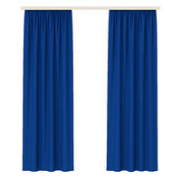GARDINE Universalband "blickdicht" 2er Pack Blau 140x145 cm - Blau, Textil (140/145cm) - Bestlivings