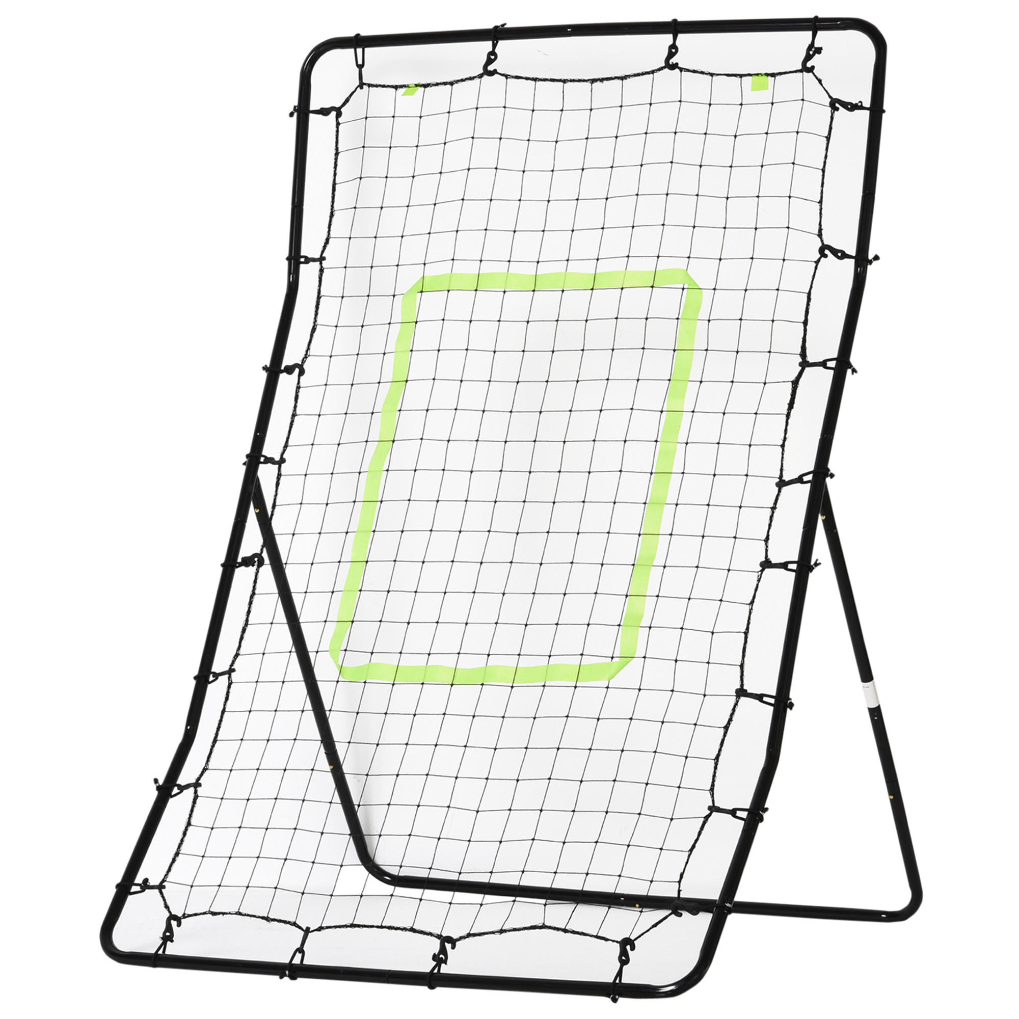 HOMCOM REBOUNDER Kickback branka odrazová stěna tréninková síť ocel 75x126cm