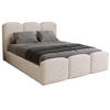 POLSTERBETT mit Bettkasten 180x200 Capri, Boucle, Creme - Creme, Holz/Textil (180/200cm) - Emporius