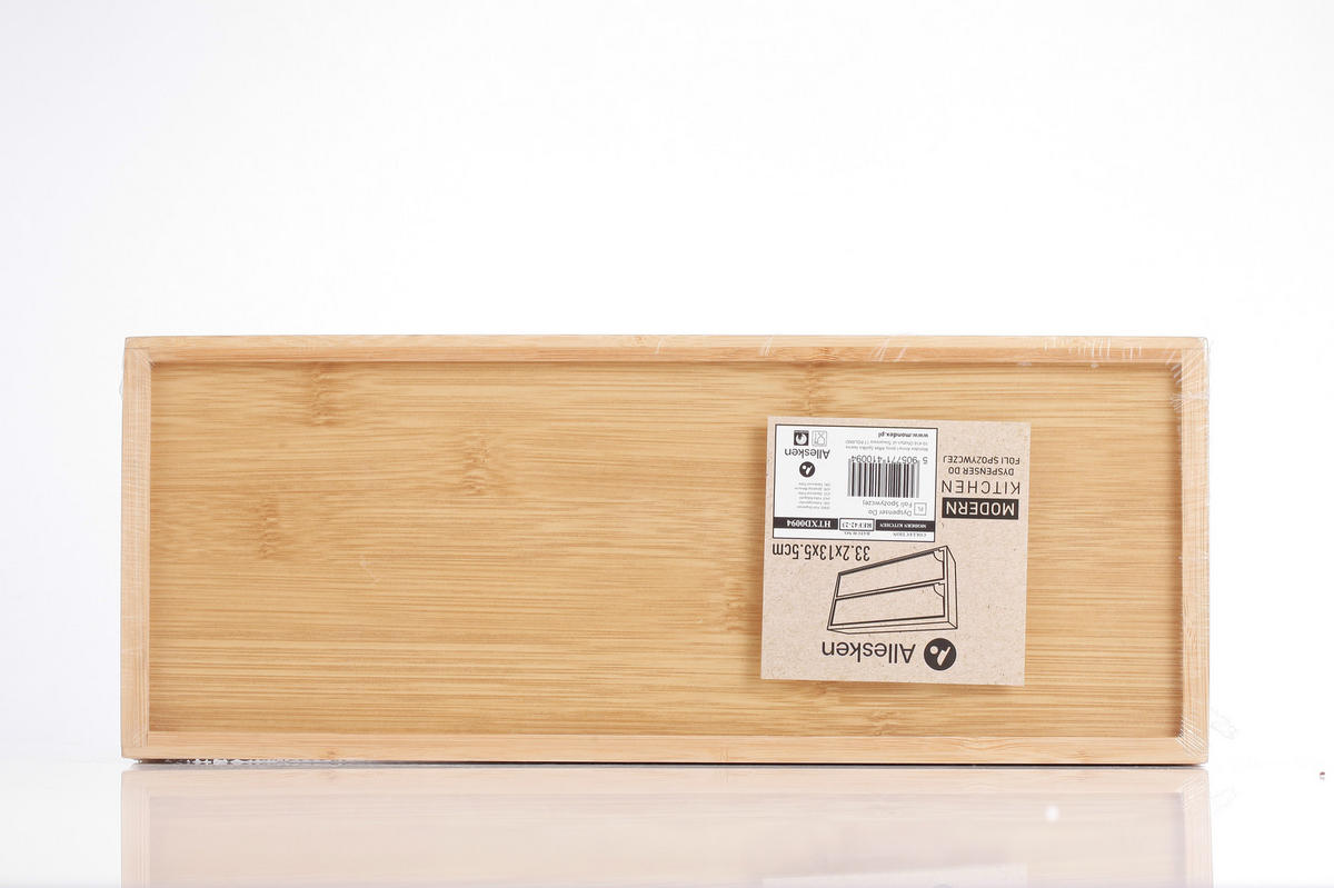 FOLIENSPENDER Modern Kitchen Naturfarbe 33.2/13/5.5 cm Holz - Naturfarben, Holz (13/5.5/33.2cm) - Mondex