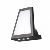 LED AUSSEN-WANDLEUCHTE Alu Anthrazit - Anthrazit, Metall (22/25/11.4cm)