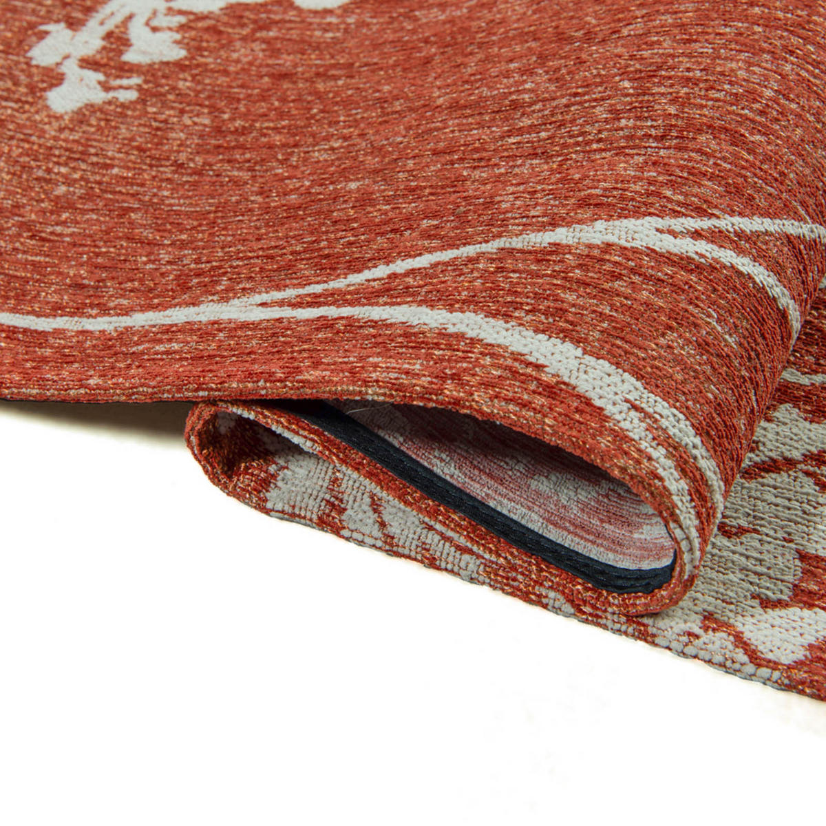 TEPPICH Parsley Inflorescence 80/150 cm - Rot, Textil (80/150cm) - Lola&Moi
