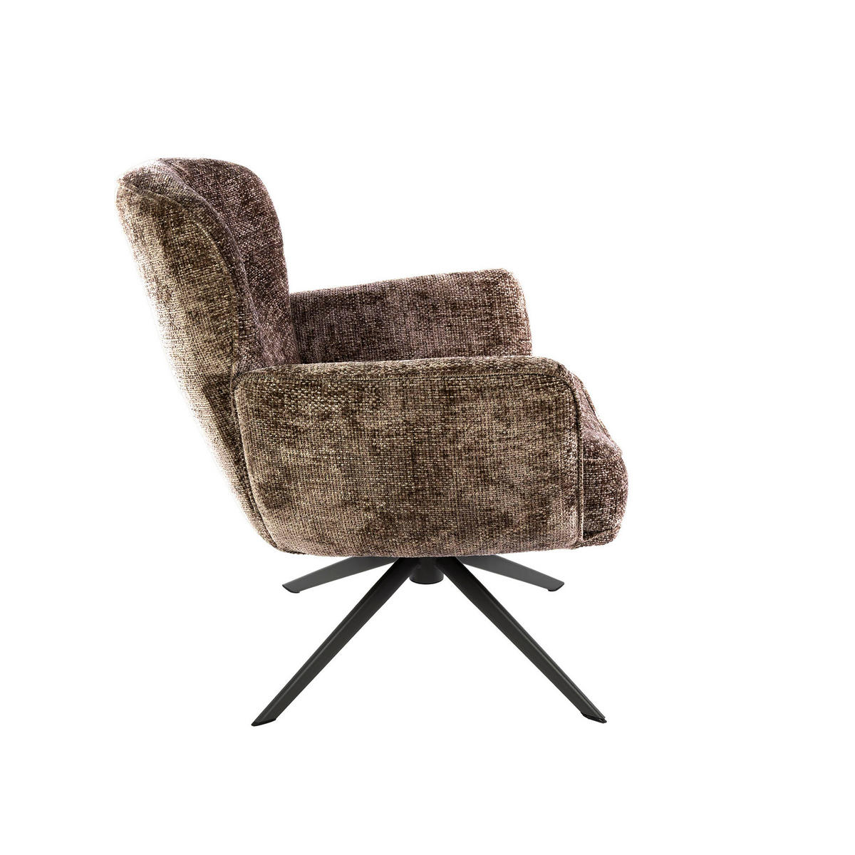 SESSEL Grau 79/75/83 cm - Champagner, Textil (75/83/79cm) - Hoyz Collection