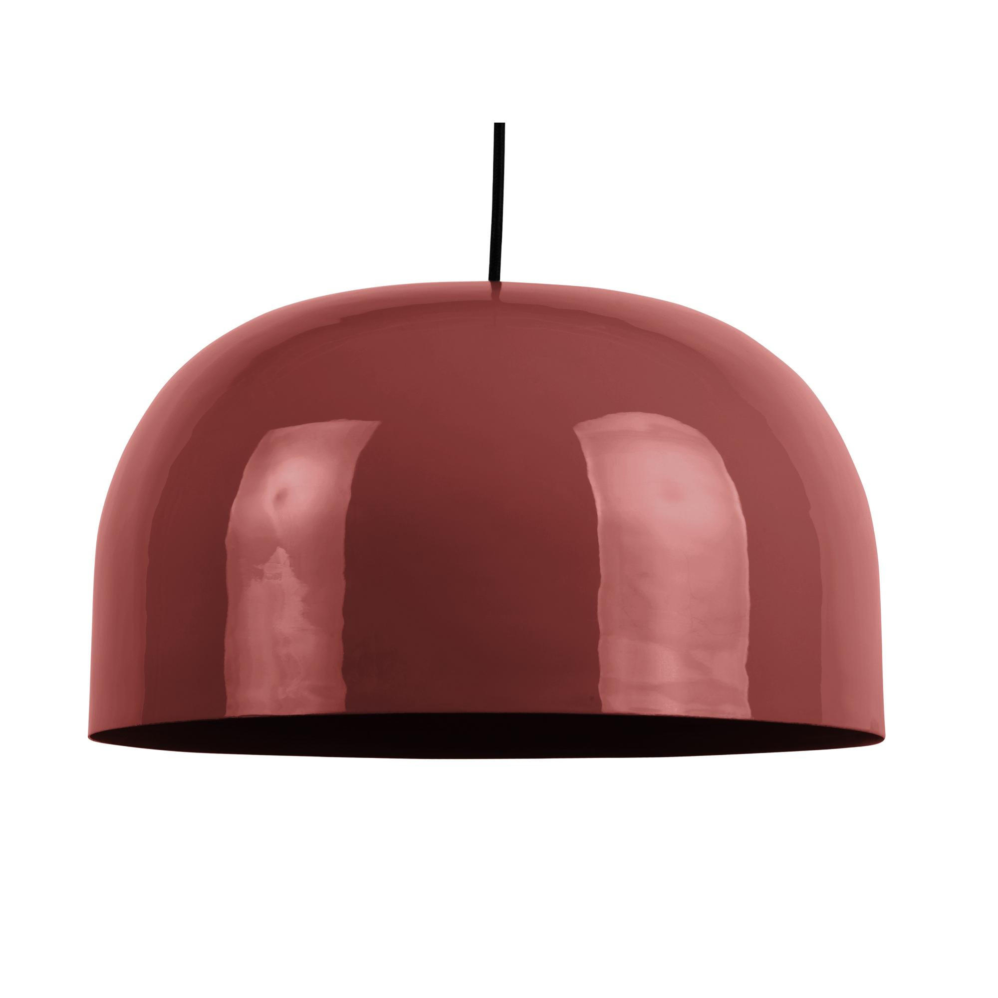 HÄNGELAMPE Dome Rot 40/40/23 cm - Rot, Metall (40/40/23cm) - Leitmotiv