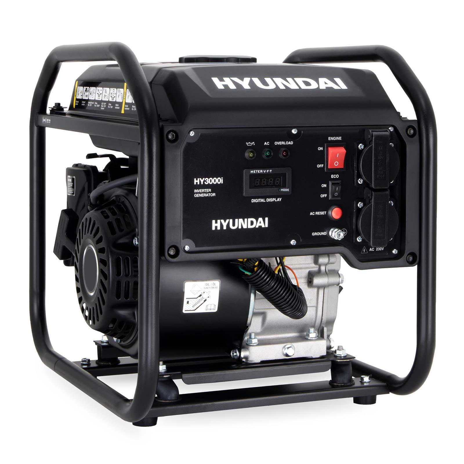 Hyundai Inverter-Generator Schwarz 35.5x42.5x46.3 cm
