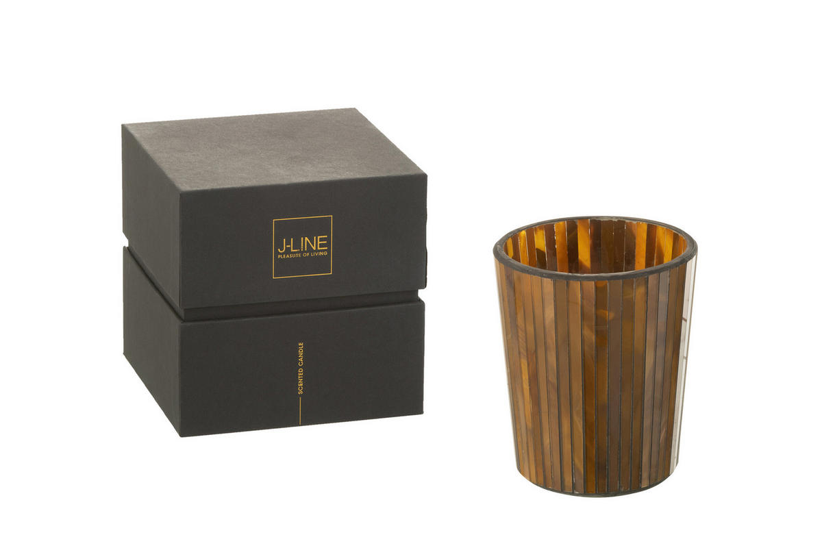 DUFTKERZE NOA - Gelb - M - 50 Std. - Gelb, Paraffin (12.5/15.5cm) - J-Line