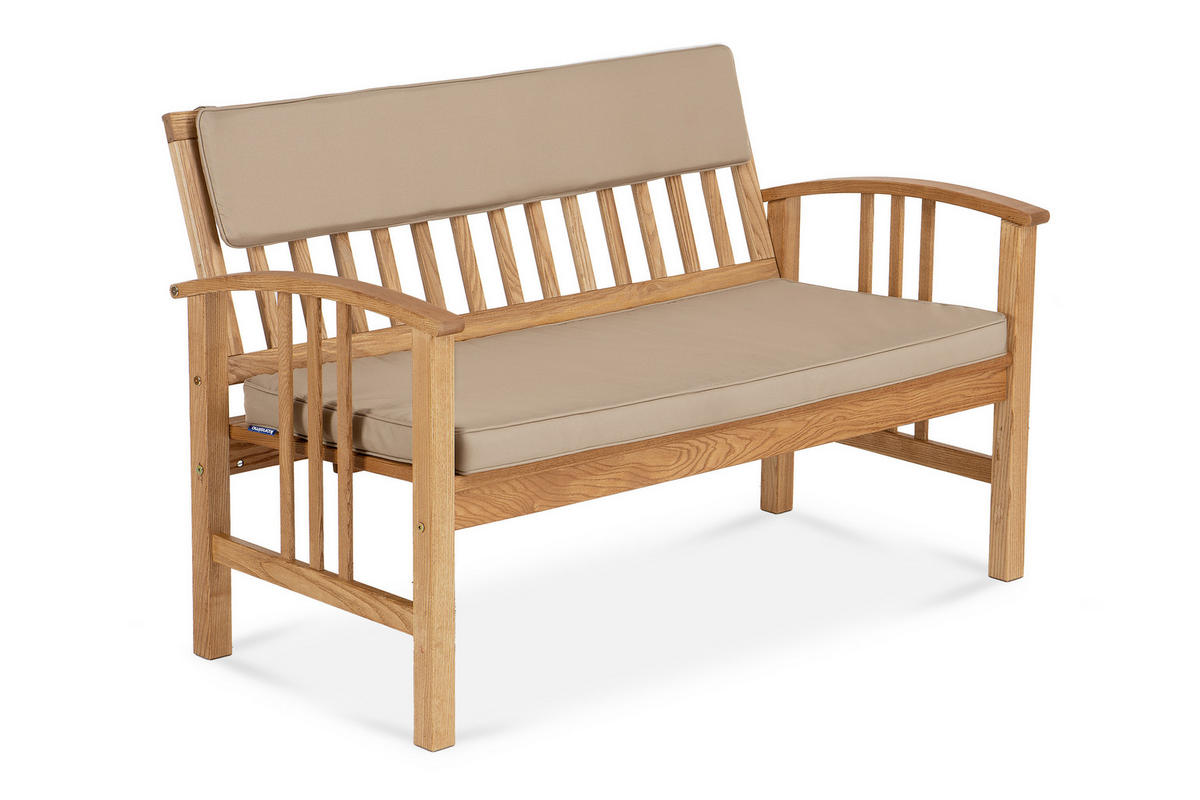 GARTENMÖBELSET TIMIDUS in Holz für 4 Personen, braun - Braun, Holz - KONSIMO®