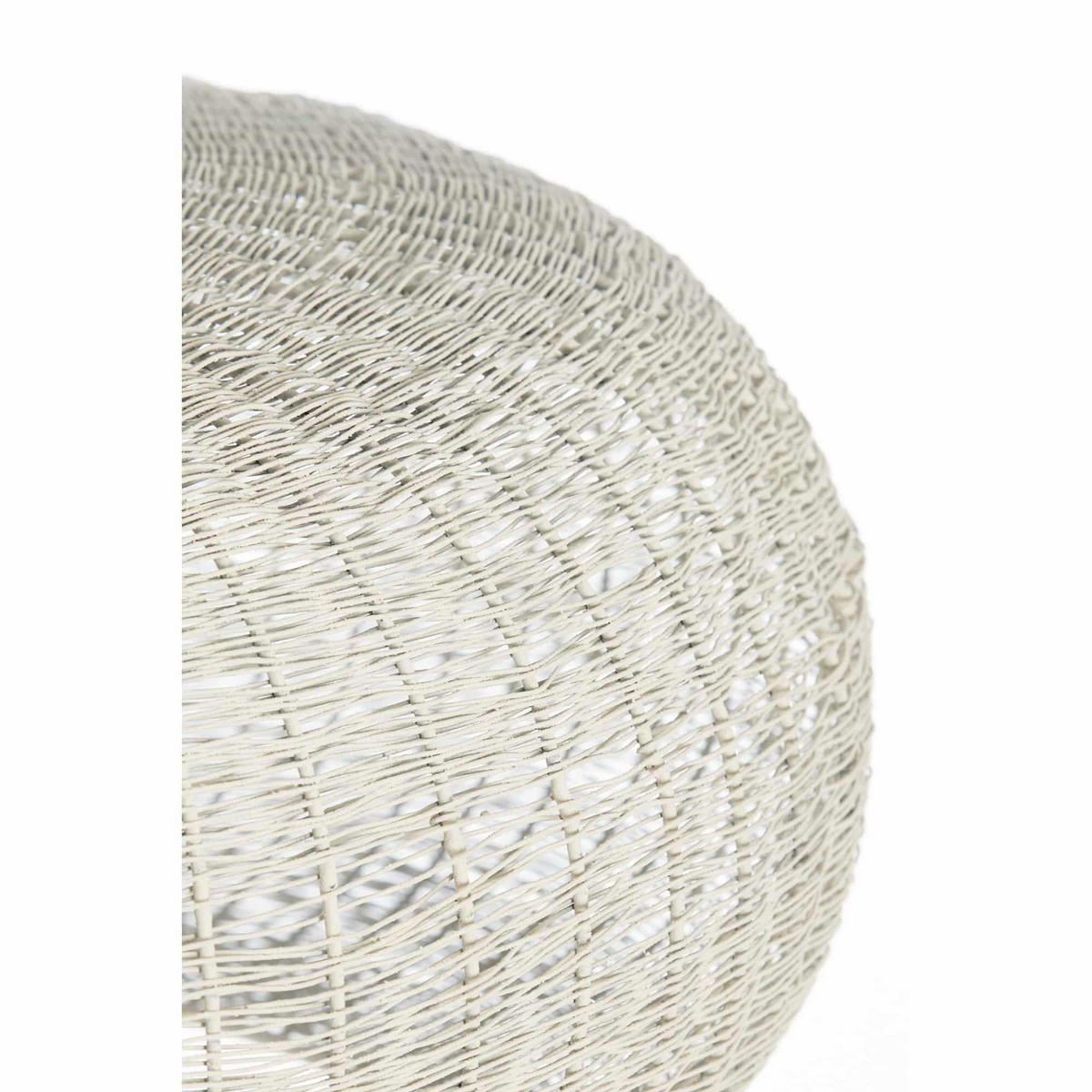 HÄNGELAMPE Piedra Weiß 47/47/26 cm - Weiß, Metall (47/47/26cm) - Light & Living