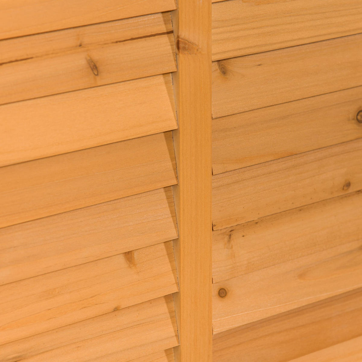 GARTENBOX, Kissenbox, Aufbewahrungsbox, wetterbeständig, Massivholz, Gelb - Gelb, Holz (56/60/127cm) - Outsunny