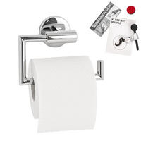 TOILETTENPAPIERHALTER LUCENTE, Edelstahl, verchromt - Chromfarben, Metall (15.5/11/6cm) - bremermann