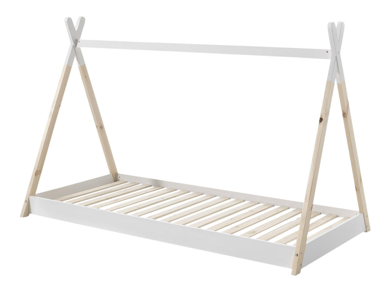 HAUSBETT TIPI Beige 107x206x134 cm - Beige, Holz - FURNLUX