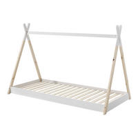 HAUSBETT TIPI Beige 107x206x134 cm - Beige, Holz - FURNLUX