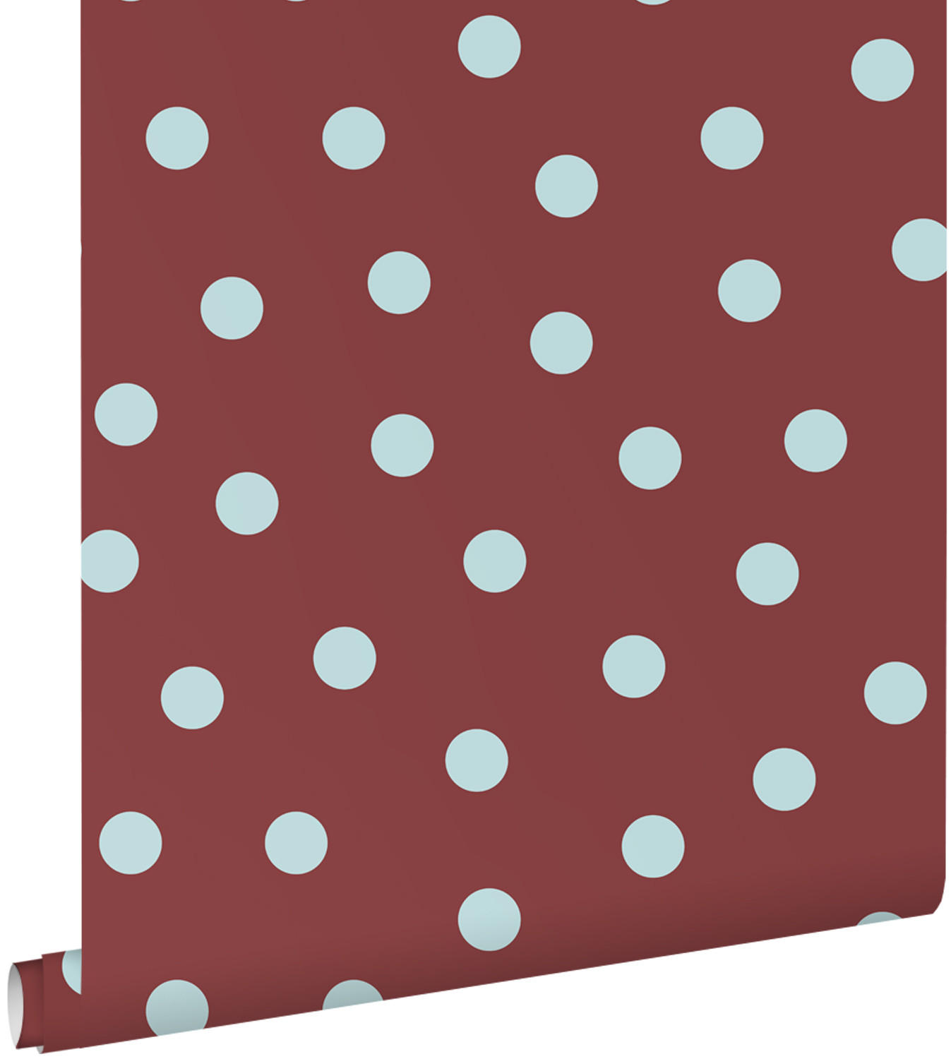 TAPETE Punkte 50 x 900 cm - Rot, Papier (50/0.1cm) - ESTAhome