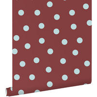 TAPETE Punkte 50 x 900 cm - Rot, Papier (50/0.1cm) - ESTAhome