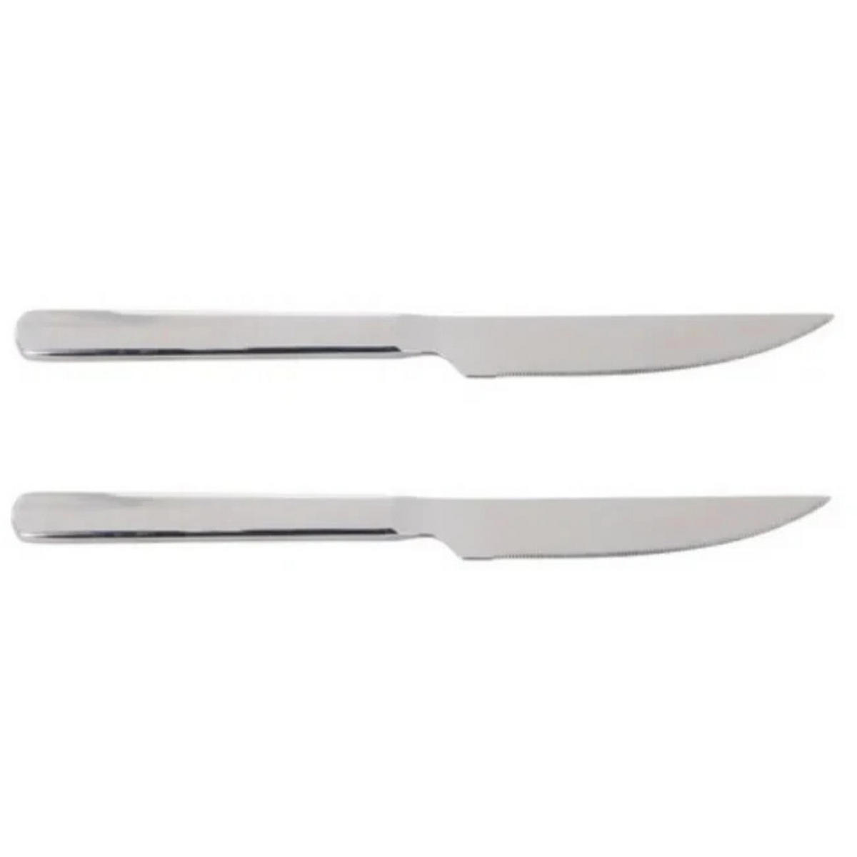 STEAKMESSERSET 6-tlg Klingenlänge 23 cm Edelstahl Silber - Silberfarben, Metall (23cm) - Alpina